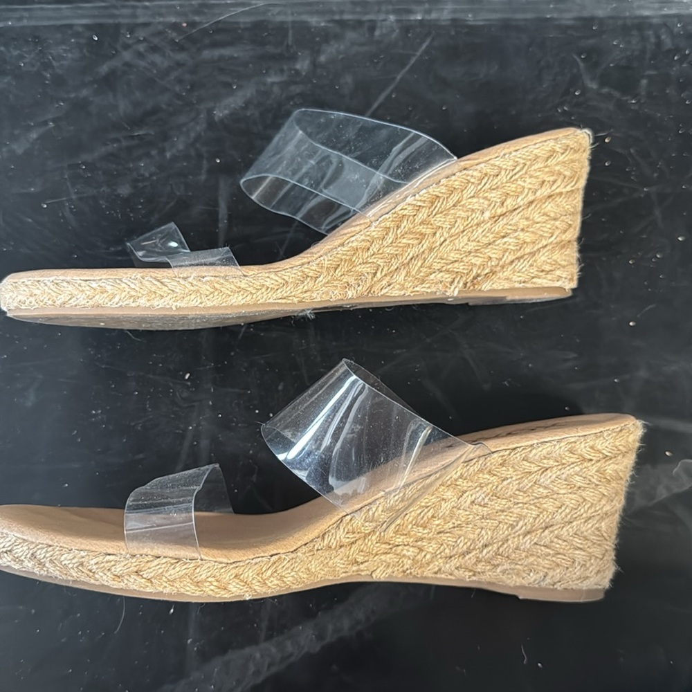 Xoxo clear strap wedges - Picture 7 of 13